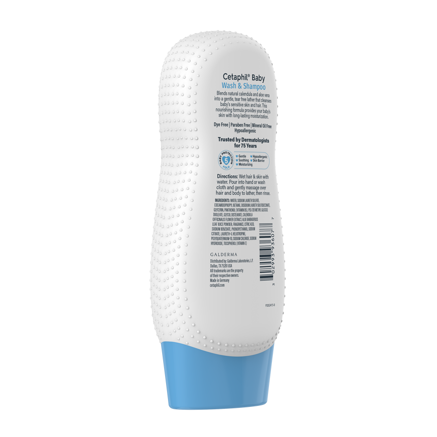 Cetaphil Baby Moisturizing wash & shampoo 230ml (Bath & Wash) - Image 4