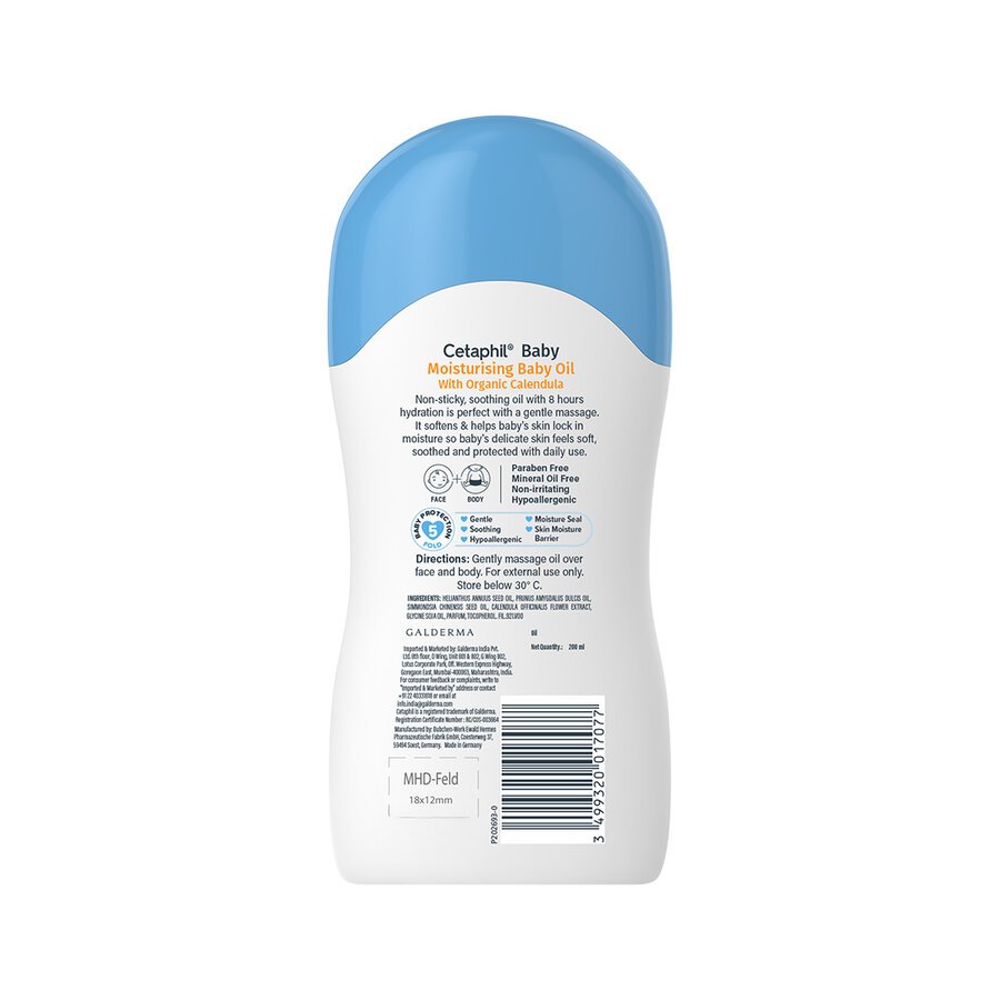 Cetaphil Baby Moisturising Oil 200ml - Image 2