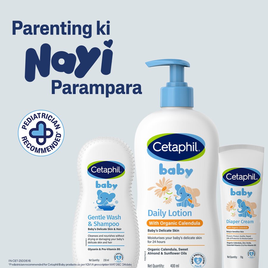 Cetaphil Baby Daily Lotion with Organic Calendula 400ml - Image 11