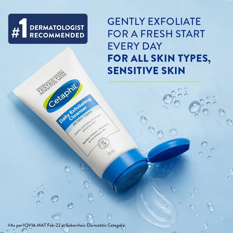 Cetaphil Daily Exfoliating Cleanser 178ml - Image 3