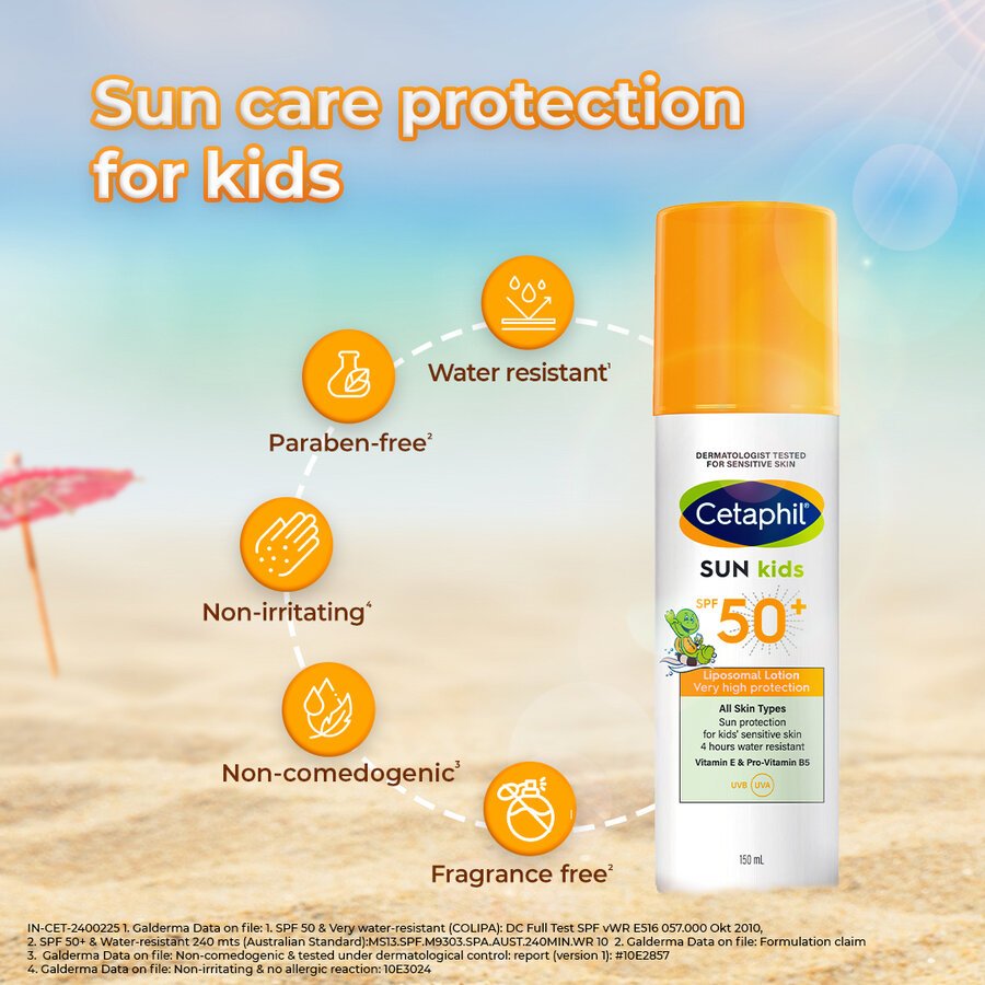 Cetaphil Sun Kids SPF 50+ Lotion 150ml - Image 7