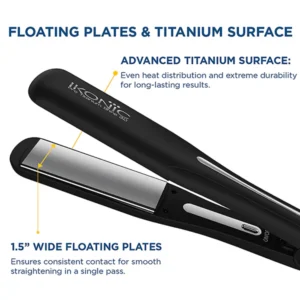 Ikonic Professional Pro Titanium Shine 3.0 Hair Straightener