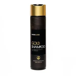 Pureluxe Gold Shampoo with 24K Gold & Argan Oil for Ultra Shine Hydration