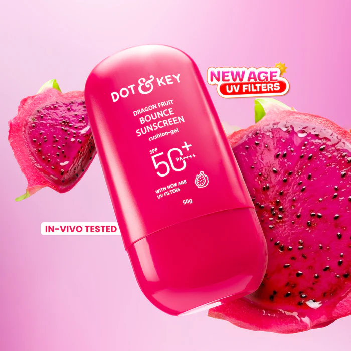 DOT & KEY Dragon Fruit Bounce Gel Sunscreen SPF 50+ PA++++, With New-Age UV Filters Suitable for: Oily & Combination Skin - Image 2