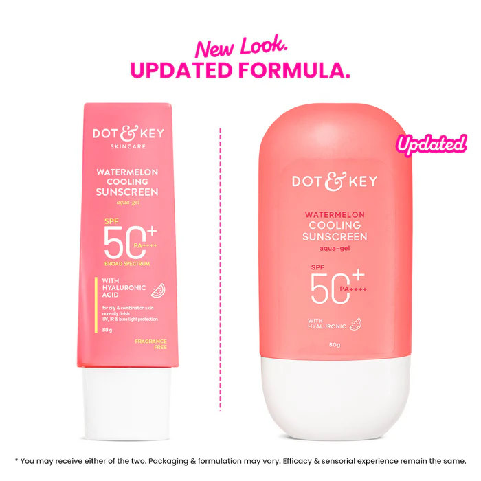 DOT & KEY Watermelon Cooling Sunscreen SPF 50+ PA++++ With New-Age UV Filters Suitable for: Oily & Combination Skin - Image 9