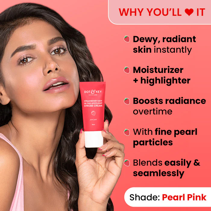 DOT & KEY Strobe Cream (Moisturizer + Highlighter) Suitable for: All Skin Types - Image 2