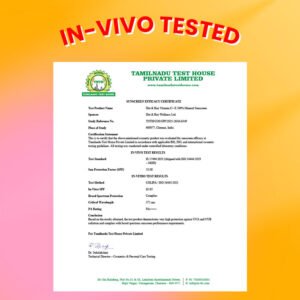 Vitamin C + E 100% Mineral Sunscreen IN-VIVO tested SPF 50+, PA++++