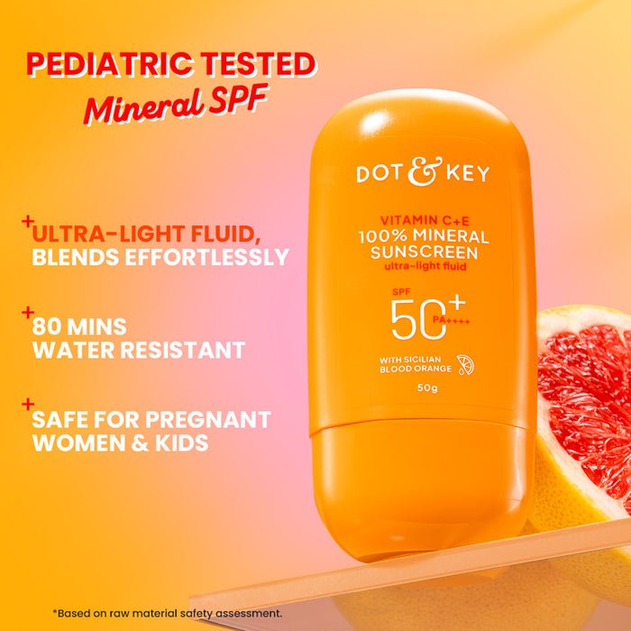 Vitamin C + E 100% Mineral Sunscreen IN-VIVO tested SPF 50+, PA++++ - Image 5