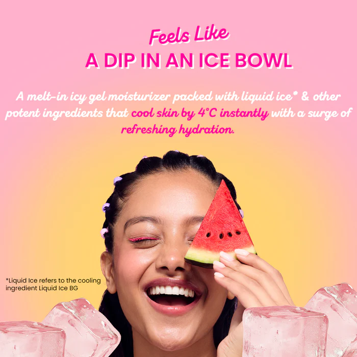 DOT & KEY Watermelon Cooling Icy Gel Moisturizer With Hyaluronic Suitable for: Oily & Combination 60gm - Image 2