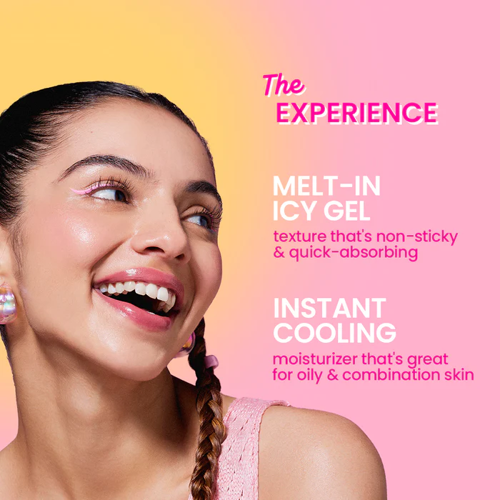 DOT & KEY Watermelon Cooling Icy Gel Moisturizer With Hyaluronic Suitable for: Oily & Combination 60gm - Image 3
