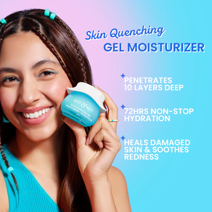 DOT & KEY 72HR Hydrating Gel Moisturizer + Probiotics Suitable for: Oily, Combination Skin - Image 5