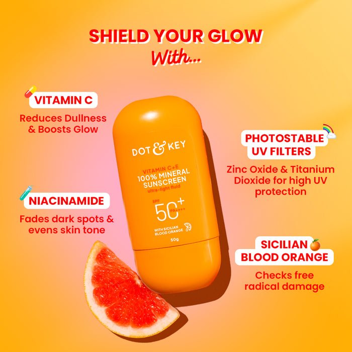 Vitamin C + E 100% Mineral Sunscreen IN-VIVO tested SPF 50+, PA++++ - Image 4